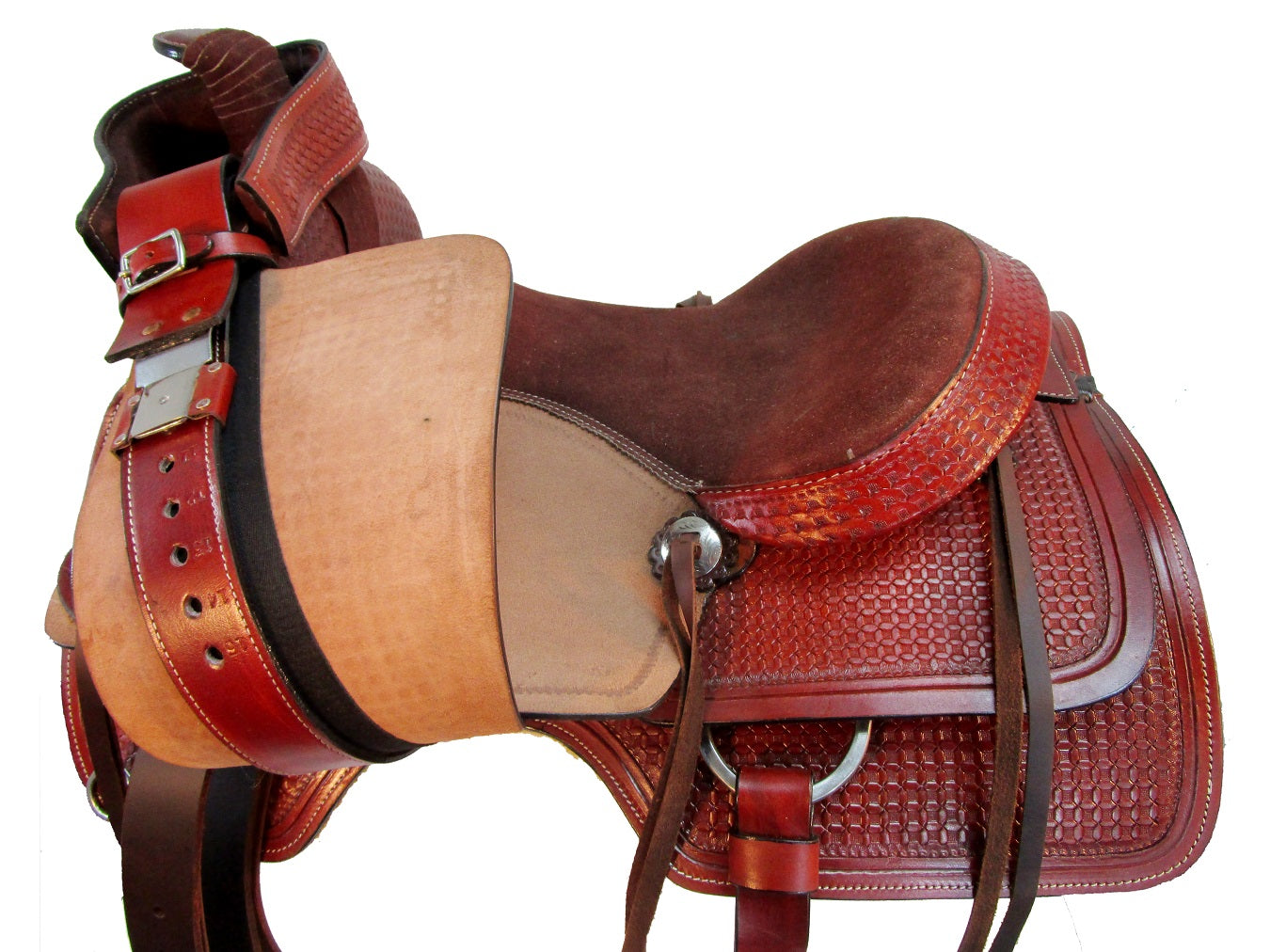 15 16 17 Western Team Roping Saddle Rodeo Trail Pleasure Work Ranch
