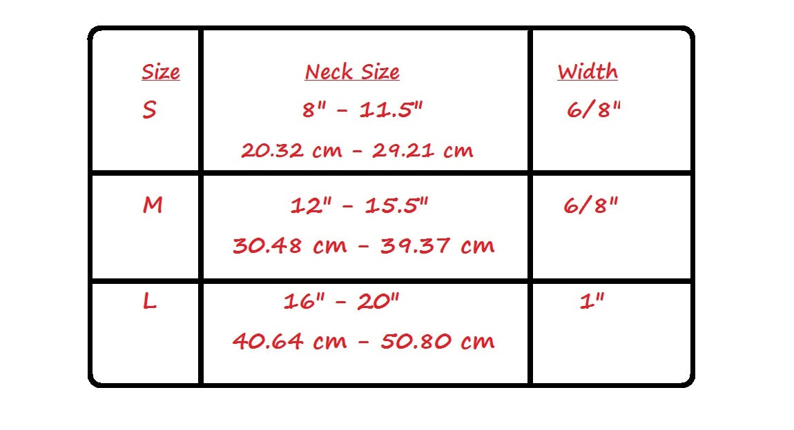 Dog Collar Black Leather Genuine Nickle Buckle