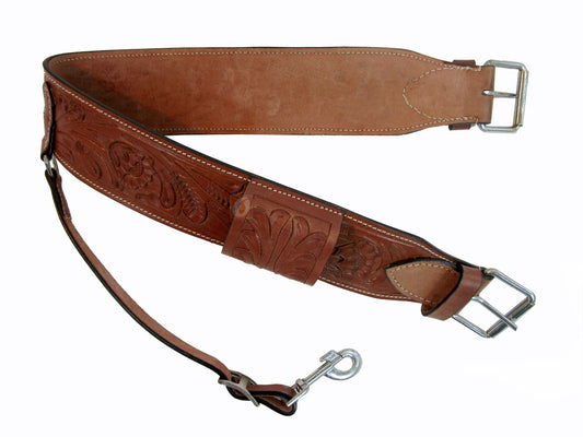 Western saddle cinch