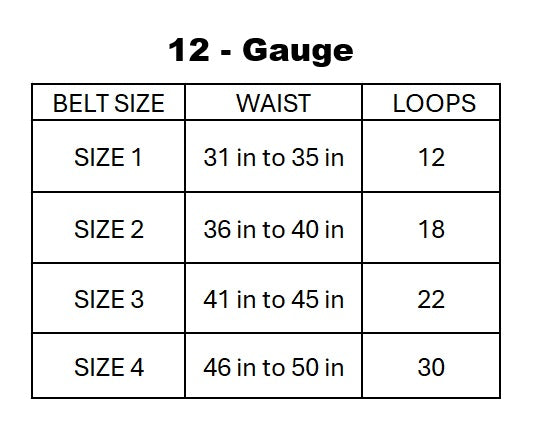 Leather Cartridge Belt for 12 Gauge | Shooting & Hunting Ammo Belts