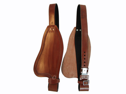 Smooth Leather Western Saddle Fender Replacement Horse Hobble Strap