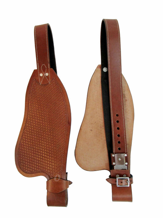 Western Saddle Fender Reemplazo Cesta Weave Roping Trail Barrel