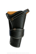 Gun Holster Long Barrel Pistol Revolver Uni Fit Shell Tooled Leather