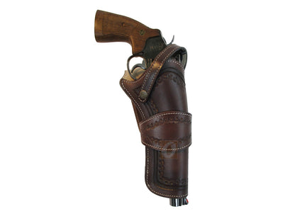 Leather Holster Western Pistol Cover Revolver Gun Holder Universal Fit