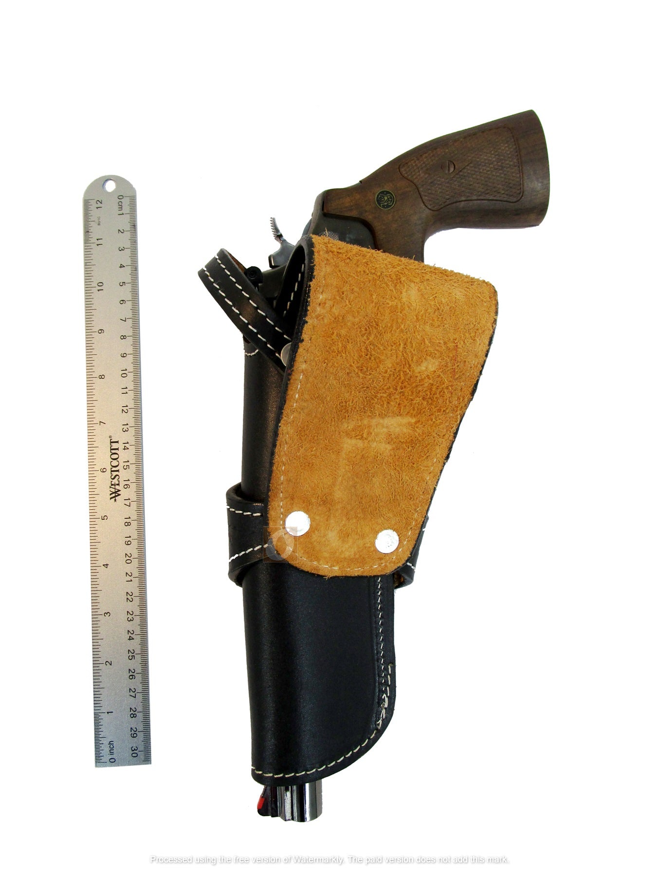 leather holster for revolver Ruger Wrangler, Single Six / Smith & Wesson / Heritage Rough Rider / Colt SSA, EMF Californian / Cimarron Pistolero / Taylors & Company Cattleman