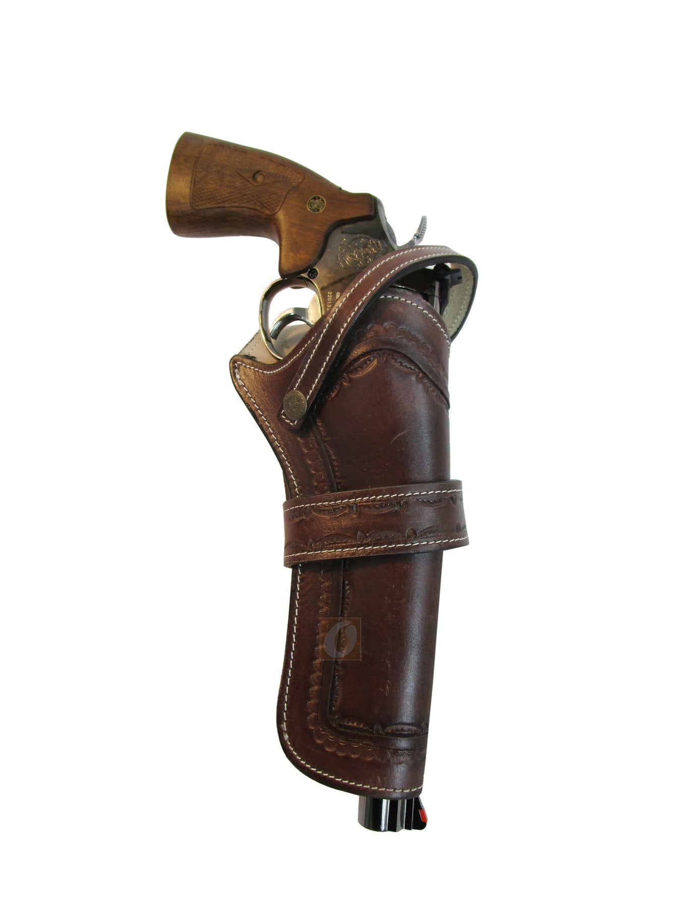 Leather Holster Western Pistol Cover Revolver Gun Holder Universal Fit