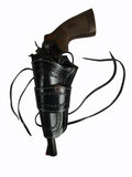 Leather Holster Pistol Gun Revolver Western Universal Fit Open Bottom