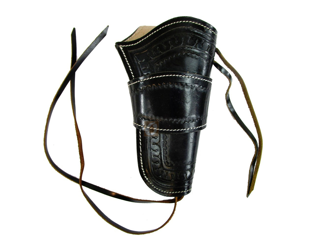 Western Holster for Gun Tooled Leather Single Action Long Barrel Fit