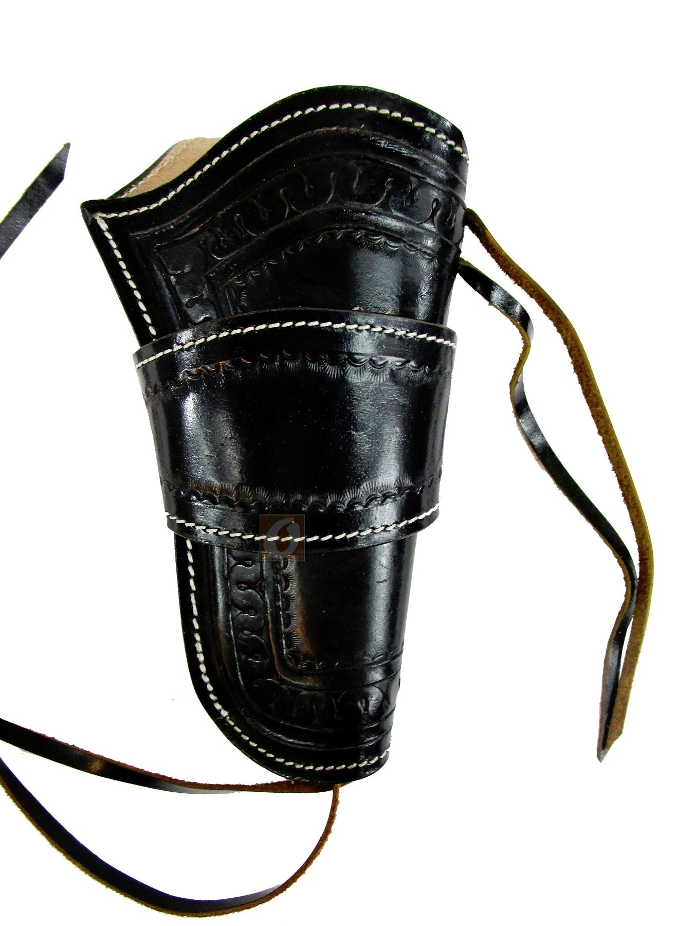 Western Holster for Gun Tooled Leather Single Action Long Barrel Fit