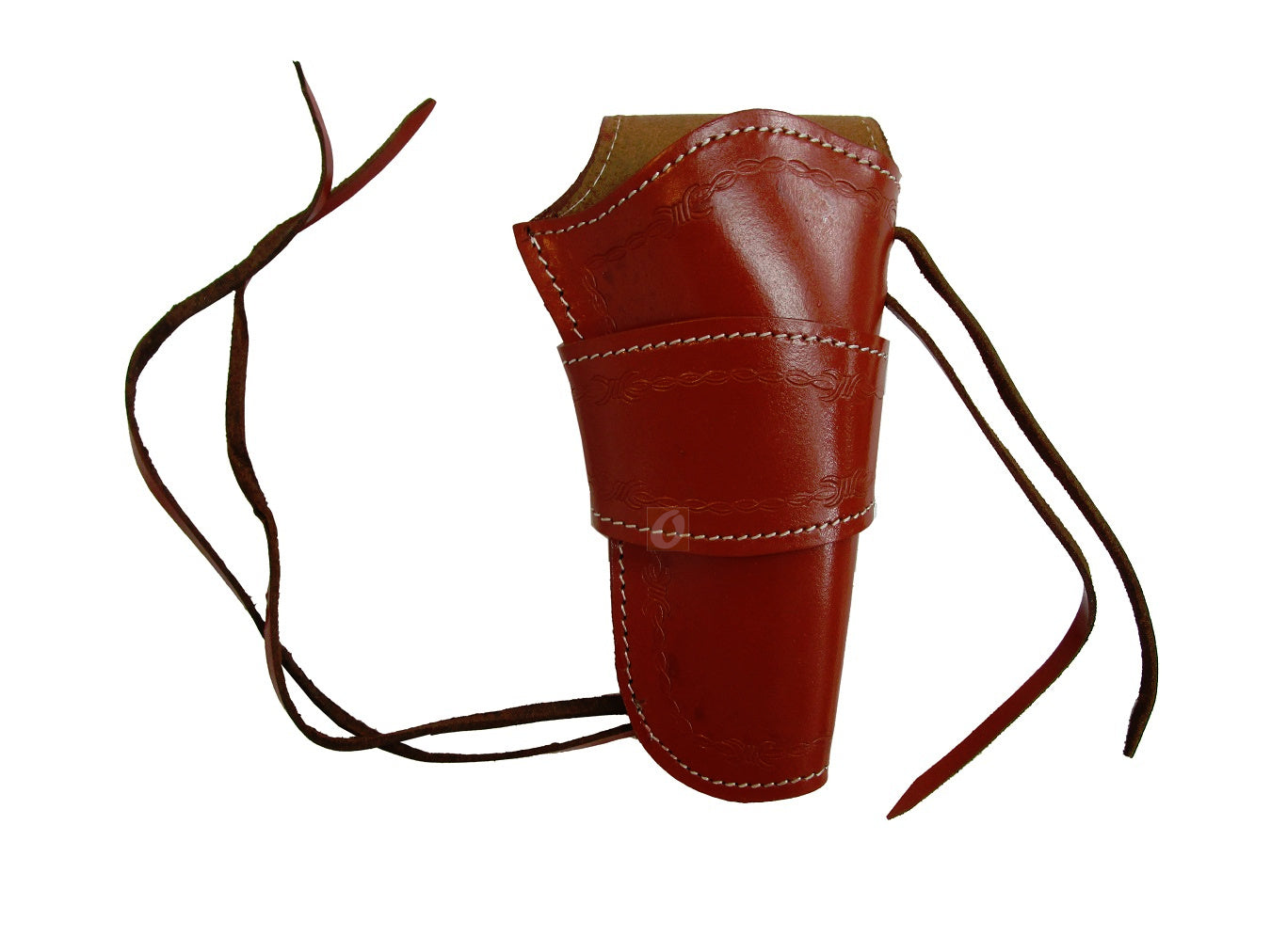 Western Holster for Gun Tooled Leather Single Action Long Barrel Fit