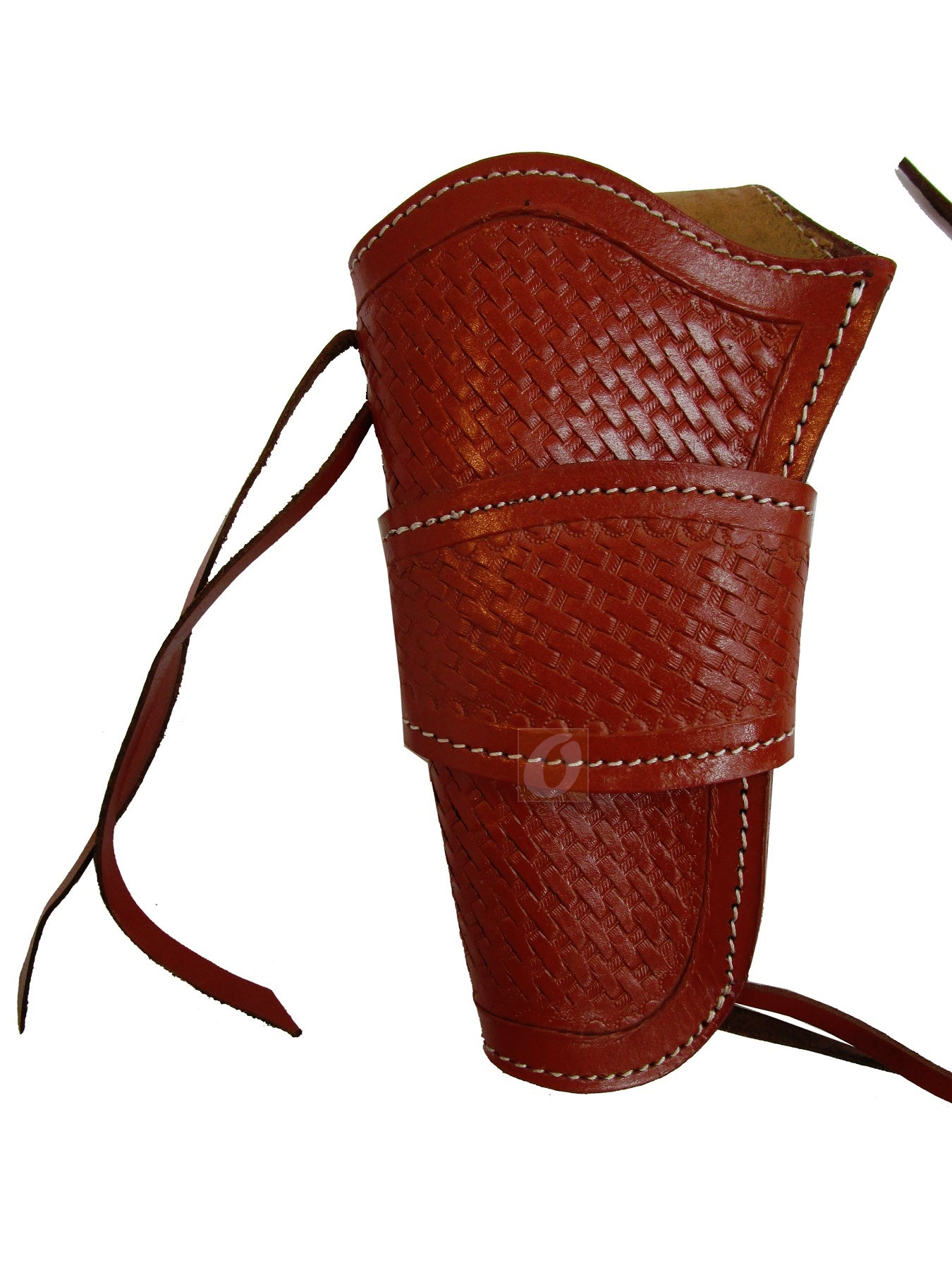 Western Holster for Gun Tooled Leather Single Action Long Barrel Fit