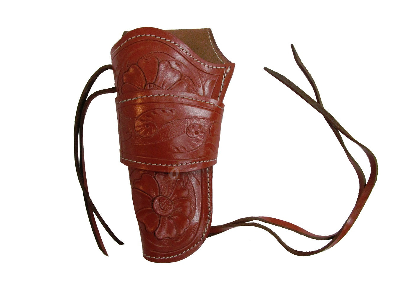 Western Holster for Gun Tooled Leather Single Action Long Barrel Fit