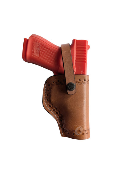 Glock Holster G17 G19 Multi Fit Western Style Leather Pistol Holsters