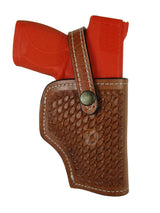 Leather Holster S&W M&P Shield 45 OWB Tooled Everyday Carry Tactical