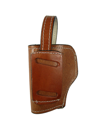 Funda de pistola de revólver de acción única de cuero labrado con púas de vaquero occidental