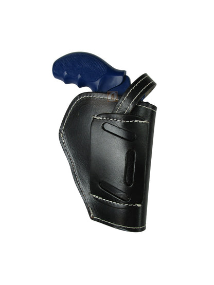 Leather Holster 357 Magnum Revolver OWB 3 Way Carry