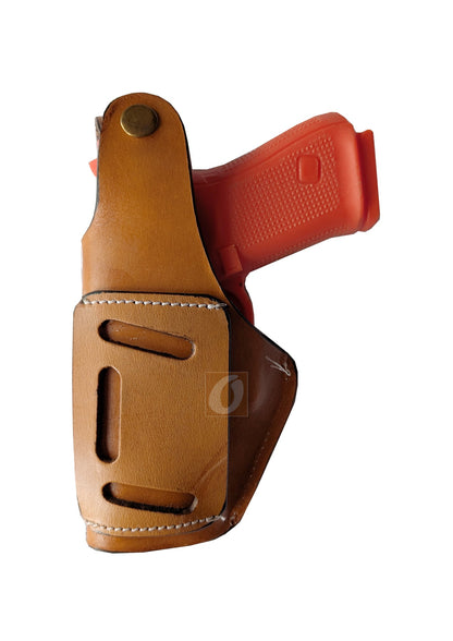 Leather Gun Holster Glock SIG Taurus Ruger Western Tooled 3 Way Carry