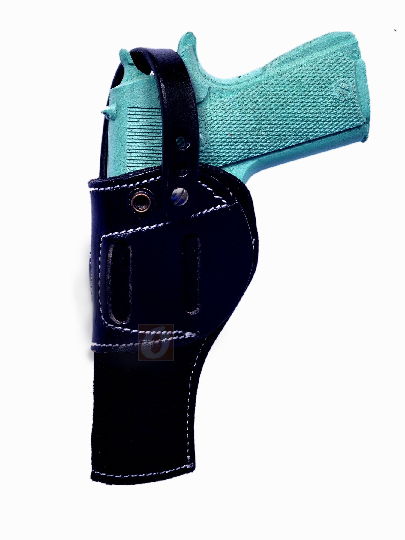 Leather Holster 1911 Soft Suede OWB Ambidextrous