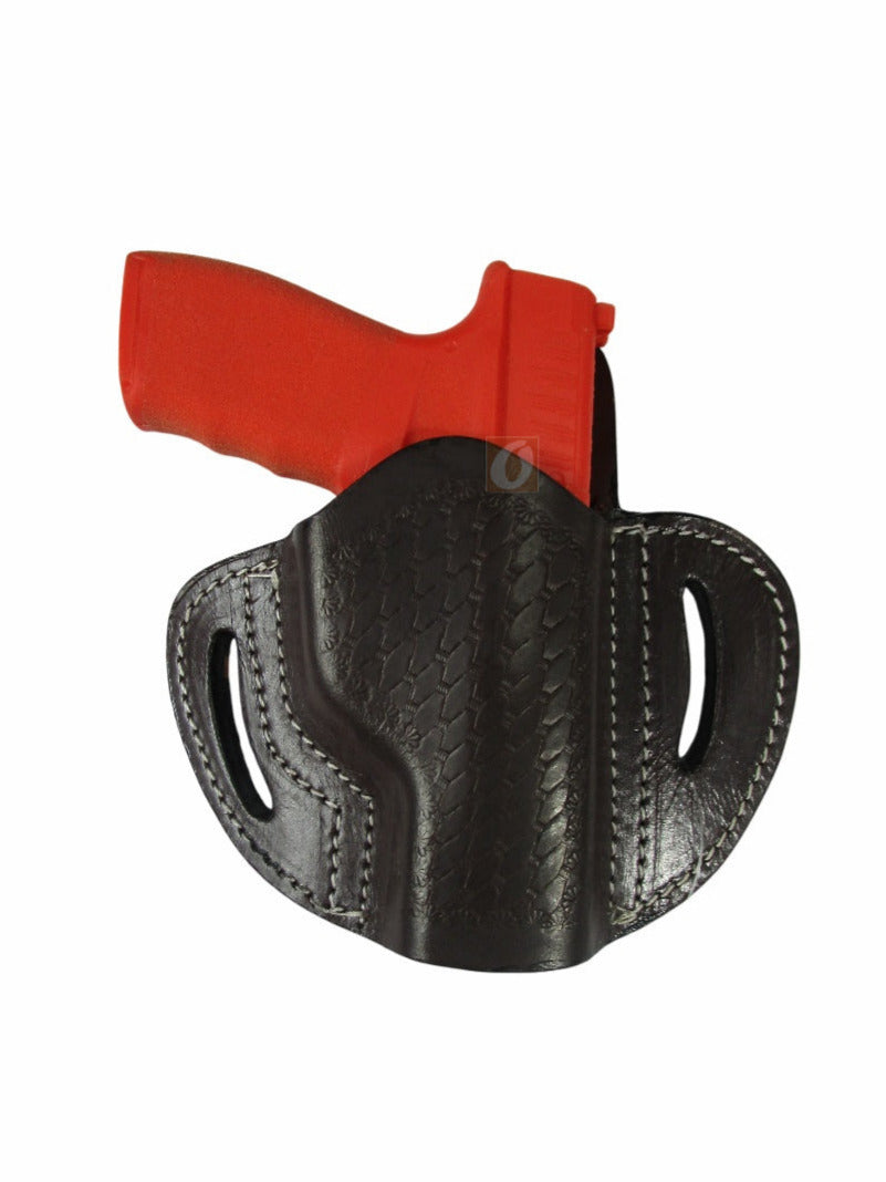 Leather Holster Hellcat Pro 9mm OWB Pancake Style Tactical Cowboy EDC