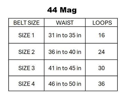 Leather Cartridge Belt for 44 Magnum | Shooting & Hunting Ammo Belts