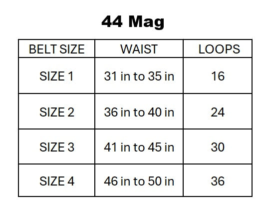 Leather Cartridge Belt for 44 Magnum | Shooting & Hunting Ammo Belts