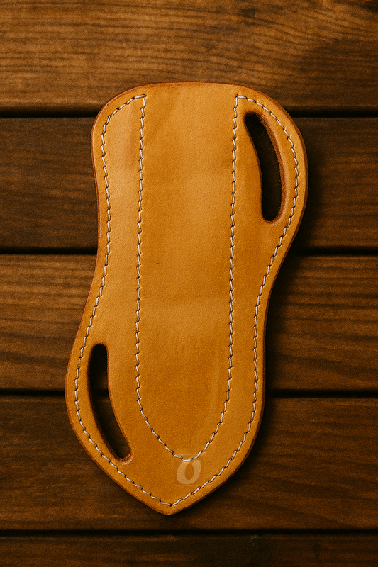 Leather Knife Sheath Handmade Canted Angled Carry