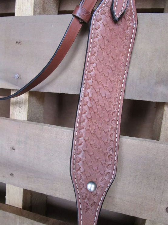 Headstall Breast Collar Western Bridle Trail Pleasure Barrel Basket Tooled Tack