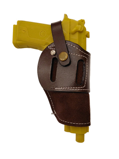 Beretta M9 Leather Holster Soft Suede OWB Ambidextrous Open Bottom