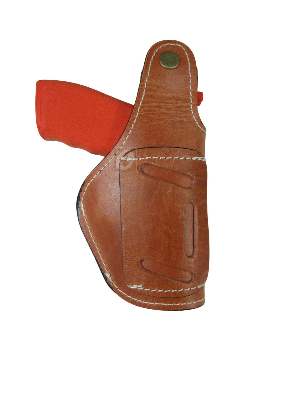 Leather Holster Hellcat Pro Thumb Retention 9mm OWB Tooled 3 Way Carry