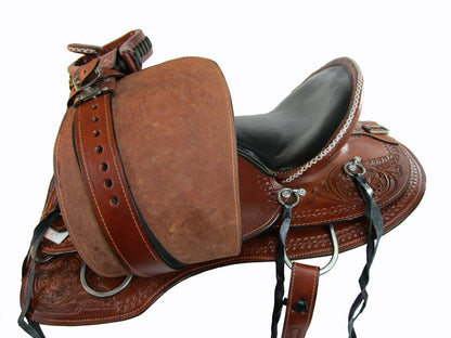 Gaited Western Saddle Horse Trail Pleasure Tooled Leather 15 16 17 18