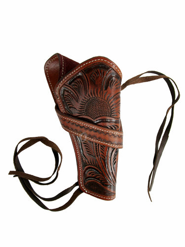 Leather Gun Holster Cross Draw Western Holsters For Long Revolver