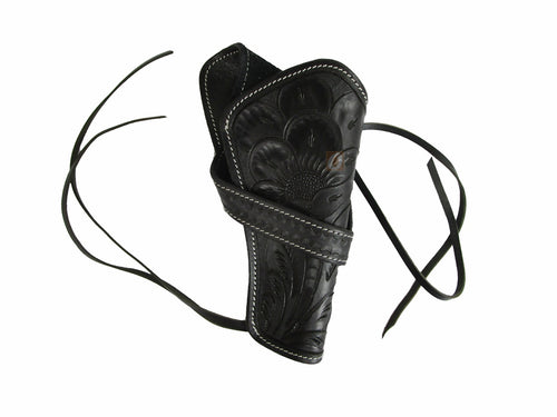 Leather Crossdraw Holster Long Barrel 357 44 45 22 Revolver Right Hand