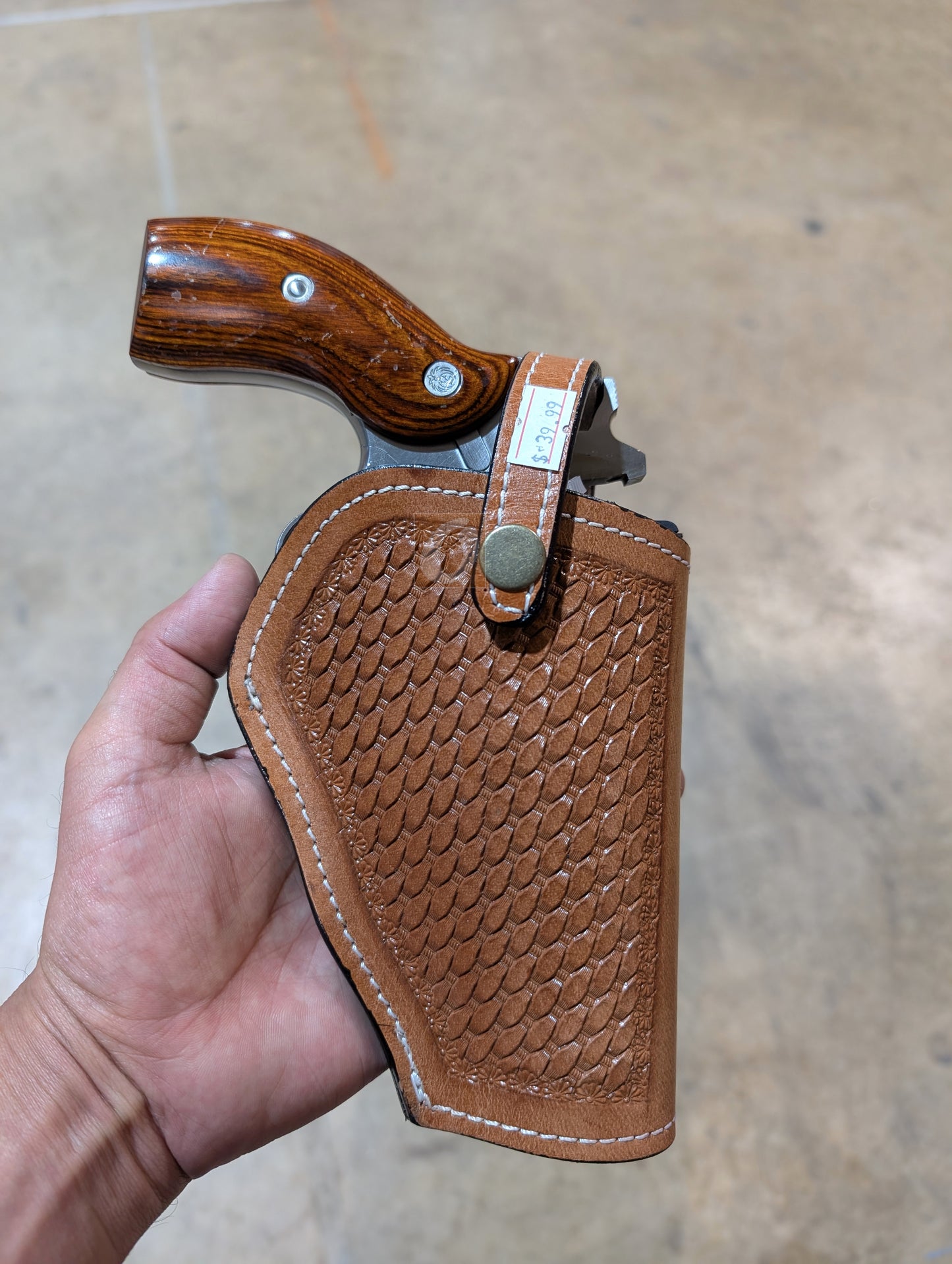 Leather Holster for 44 Magnum Revolvers | Ruger Redhawk, S&W, Colt