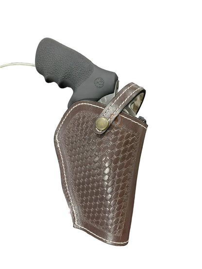 Kožené pouzdro pro Ruger Super Redhawk Alaskan .454 Casull OWB 2,5palcová hlaveň