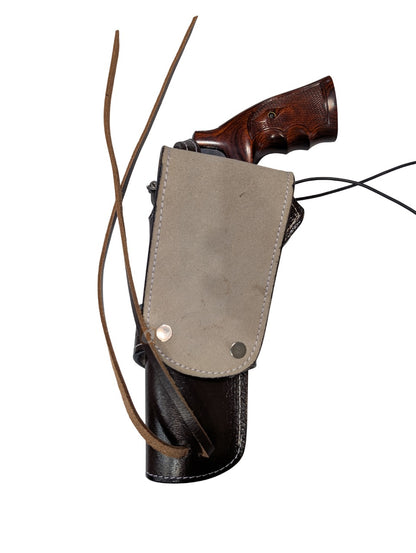 Funda occidental para pistola, funda de transporte con borde de serpiente, soporte para revólver de acción única