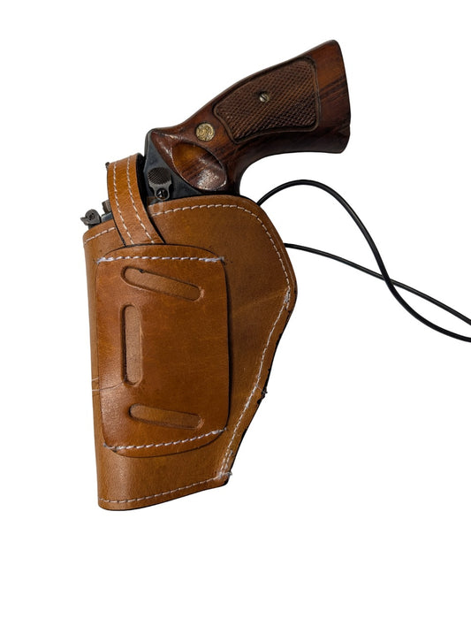 Funda para pistola de cuero con diseño floral occidental, funda para revólver de acción única