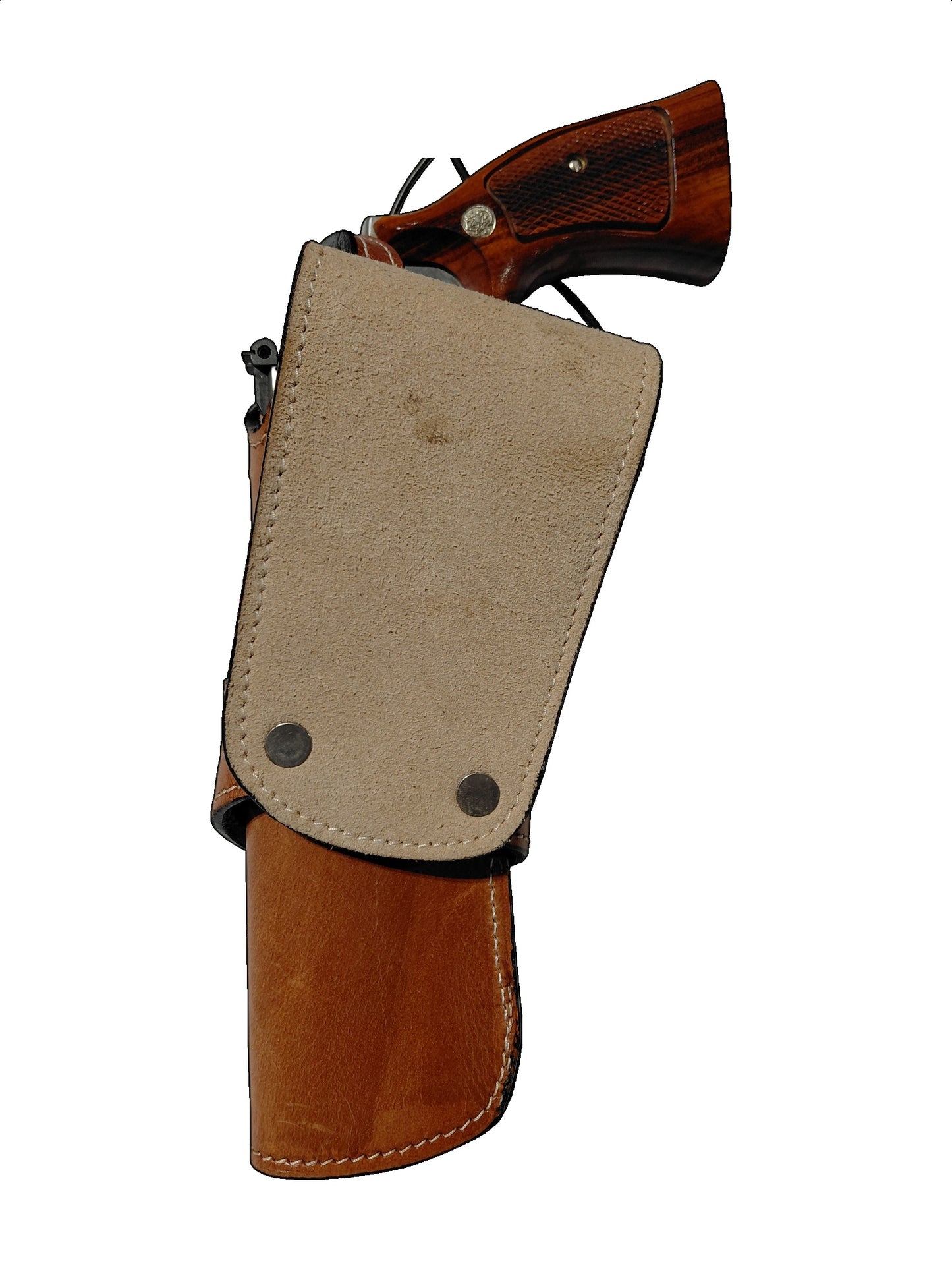 Leather Holster for S&W Model 686 Revolver OWB Traditional Strong Side Carry
