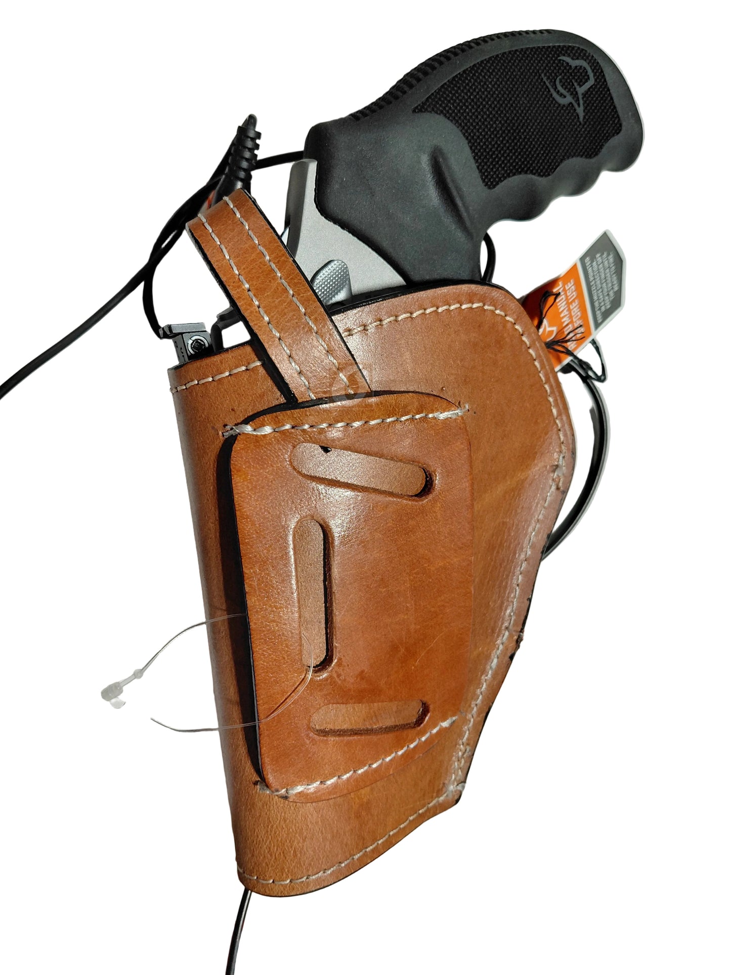 Leather Holster for Taurus 627 .357 Revolver 4 Inch OWB Western - 3 Way Carry