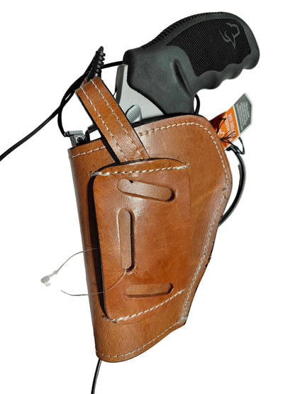 Leather Holster for Taurus 627 .357 Revolver 4 Inch OWB Western - 3 Way Carry