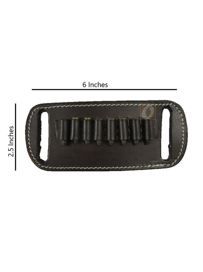 Leather Ammo Holder for 22 LR Belt-Slide Carrier
