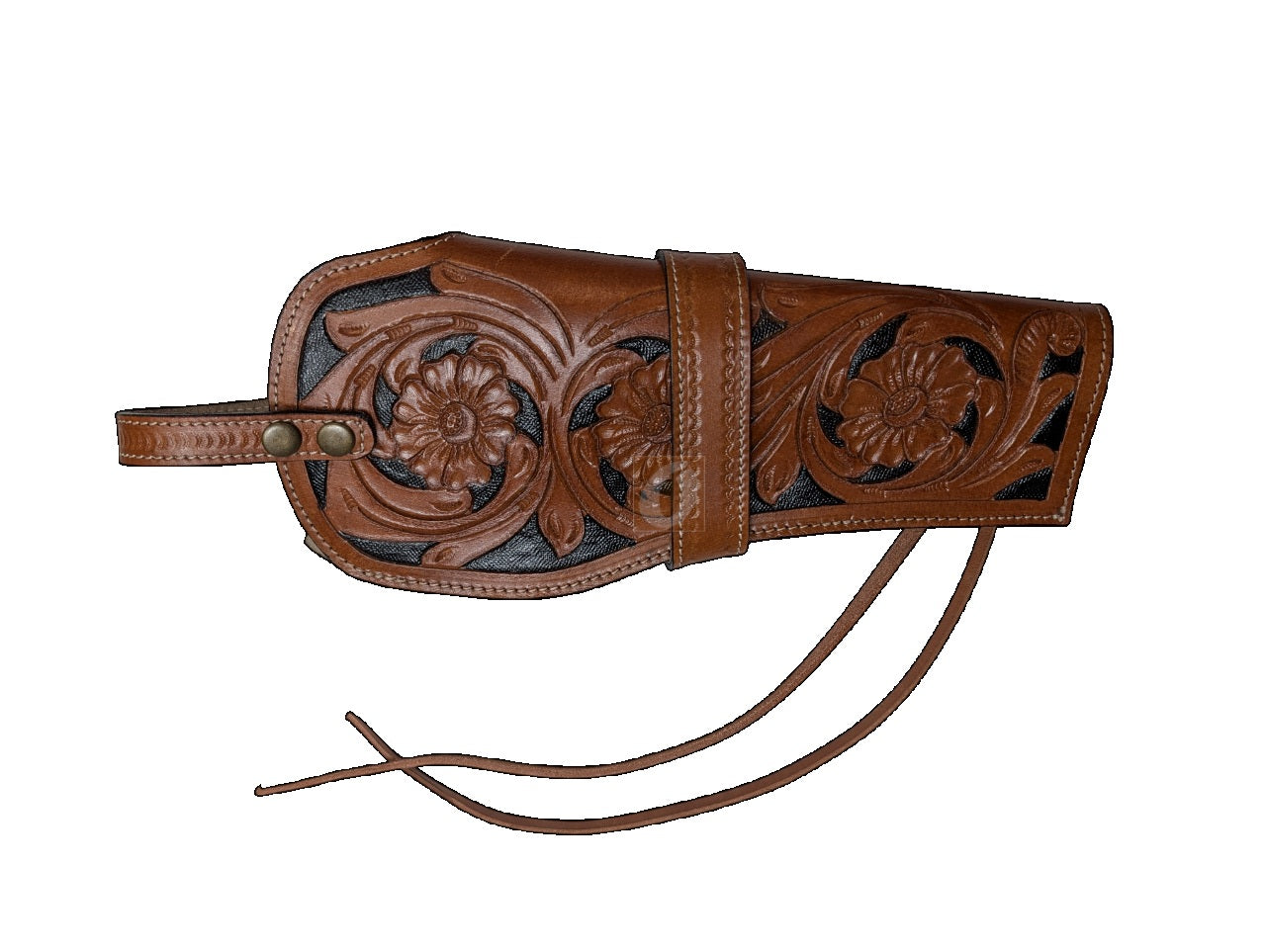 Leather Holster for Davide Pedersoli Howdah Vintage 45 Colt LC 410 Gauge