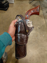 Leather Holster for Ruger Super Blackhawk 44 Mag Long Barrel OWB