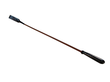 Látigo de entrenamiento Western Riding Crop Show Leather Slapper de 28"