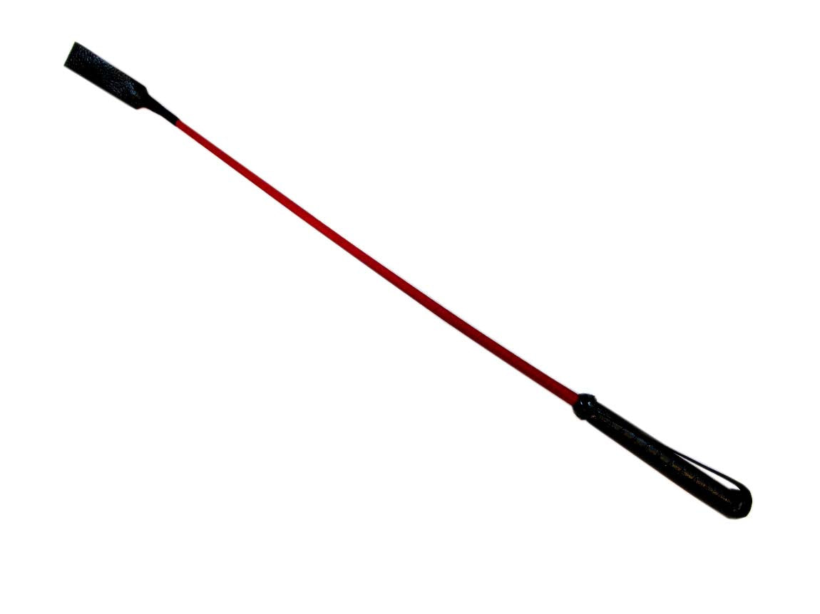 Látigo de entrenamiento Western Riding Crop Show Leather Slapper de 28"