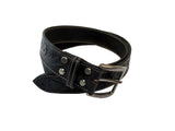 western leather belt