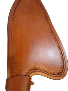 Brown Leather Western Saddle Fender Set Replacement Horse Hobble Strap