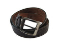 Mens Belt Floral Tooled Brown Leather Jeans Trouser Belts For Men
