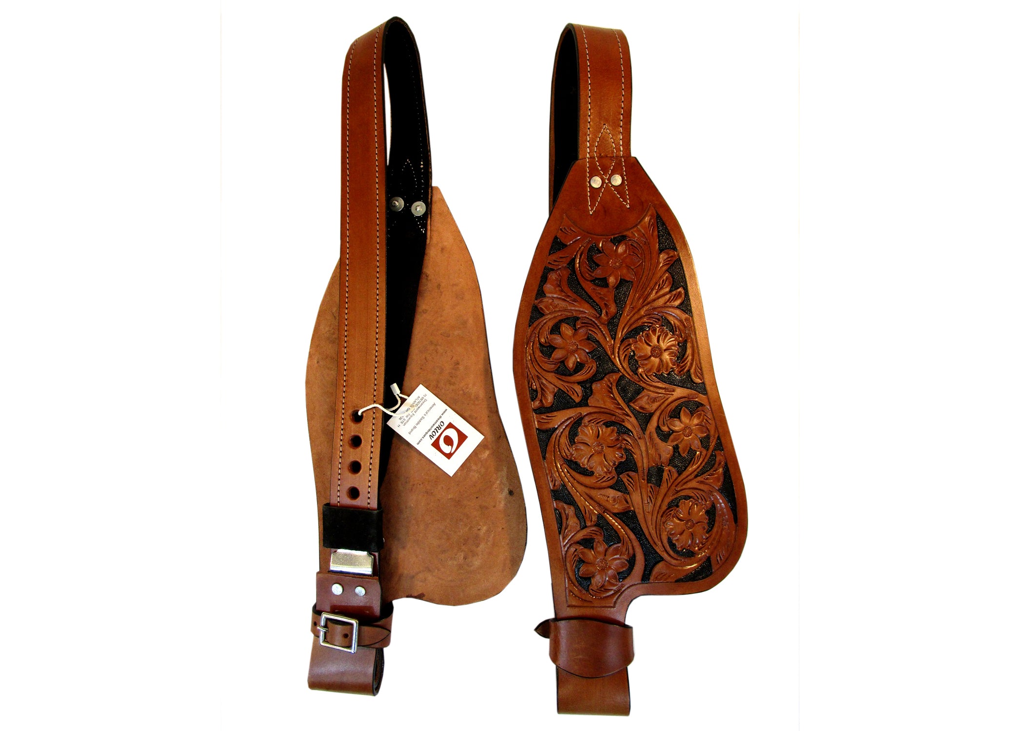 EQUIEMPRESS Western Sattel Fender Leder - Ersatz Fender Paar Set Für Pferdesättel