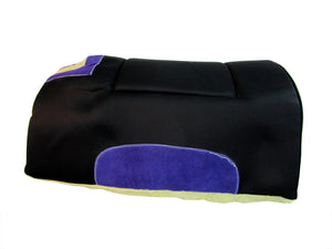 Purple Trail Synthetic Pleasure Western Horse Saddle Tack Set 15 16 17