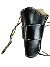 Western Gun Holster Black Leather Single Action Cowboy Revolver Case